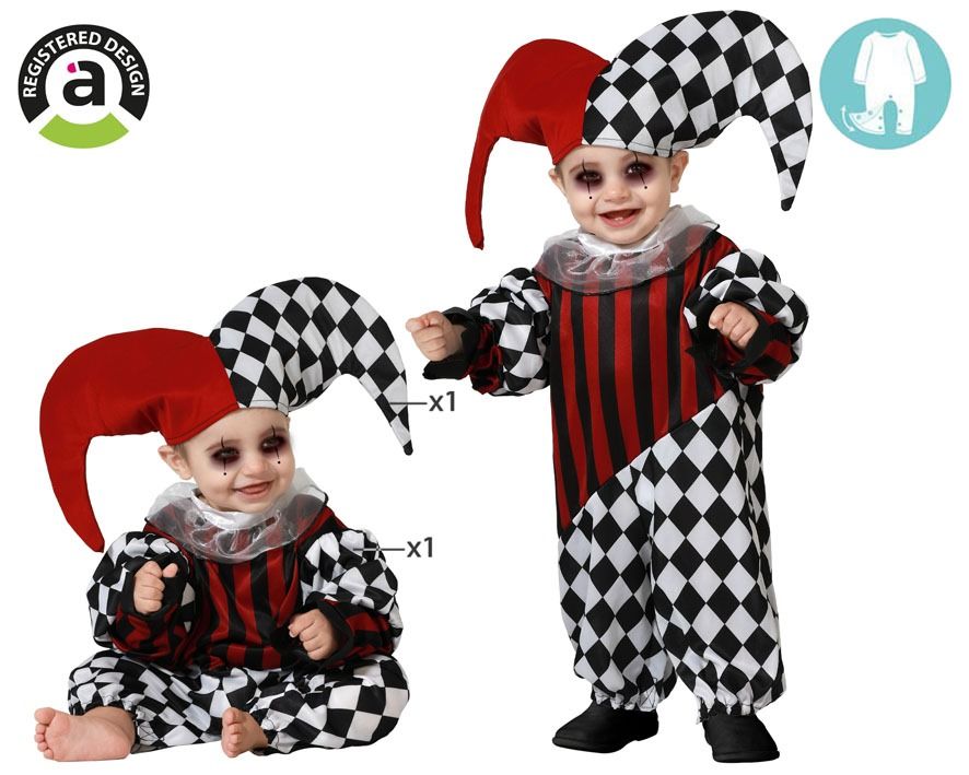 Disfraz Arlequin bebe 12-24 meses