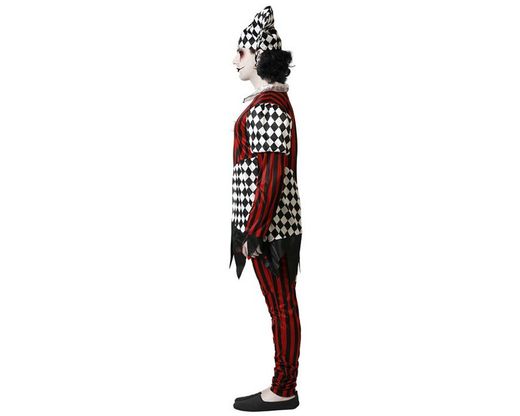 Disfraz Arlequin  Halloween Blanco/Negro de hombre