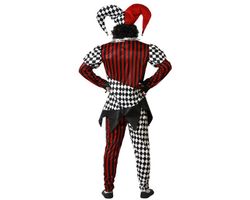 Disfraz Arlequin  Halloween Blanco/Negro de hombre