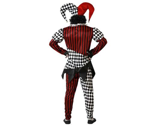 Disfraz Arlequin  Halloween Blanco/Negro de hombre