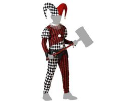 Disfraz Arlequin  Halloween de niño