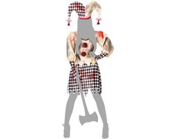 Disfraz arlequin sangriento mujer