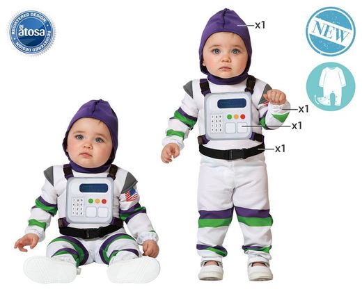 Disfraz astronauta buzz lightyear bebé