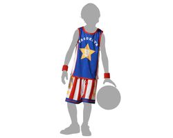 Disfraz Baloncesto Azul Infantil