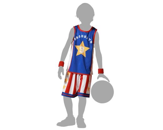 Disfraz Baloncesto Azul Infantil