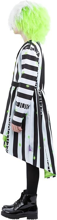 Disfraz Beetlejuice infantil niña
