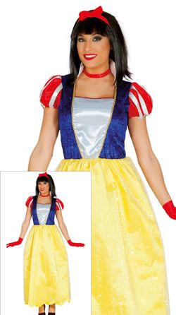 Disfraz Blancanieves adulta