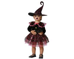 Disfraz Bruja Fucsia Bebe