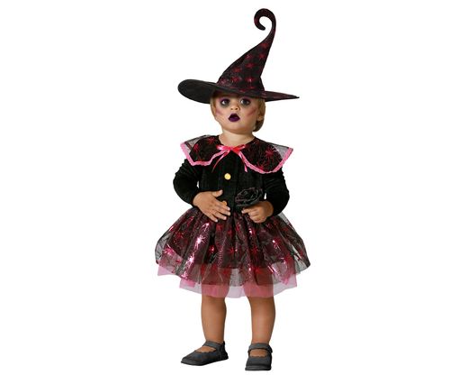 Disfraz Bruja Fucsia Bebe