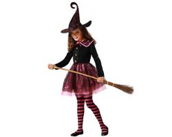 Disfraz Bruja Fucsia Infantil