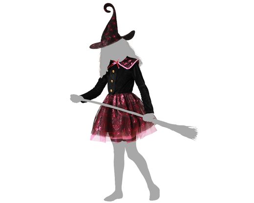 Disfraz Bruja Fucsia Infantil