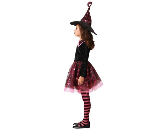 Disfraz Bruja Fucsia Infantil