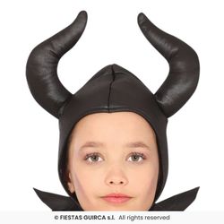 Disfraz bruja-malefica infantil