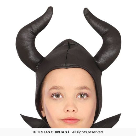 Disfraz bruja-malefica infantil