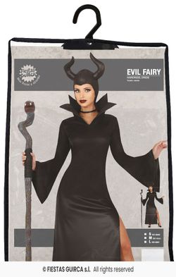 Disfraz bruja malvada malefica adulta