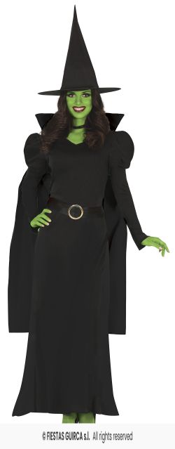 Disfraz bruja negra adulta