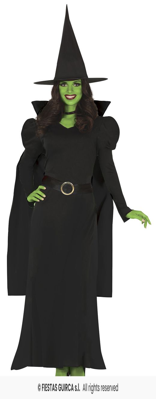 Disfraz bruja negra adulta