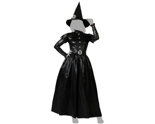 Disfraz Bruja Negro Adulta