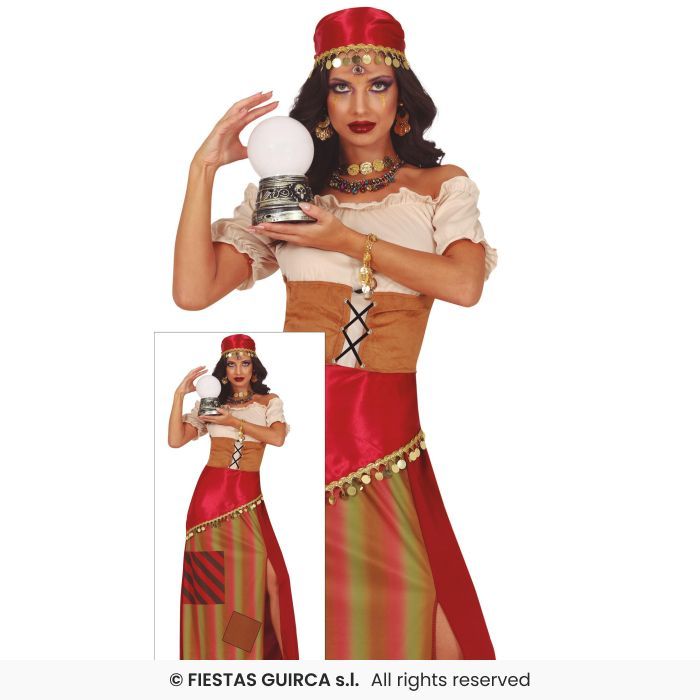 Disfraz bruja pitonisa  zingara tarot Talla L
