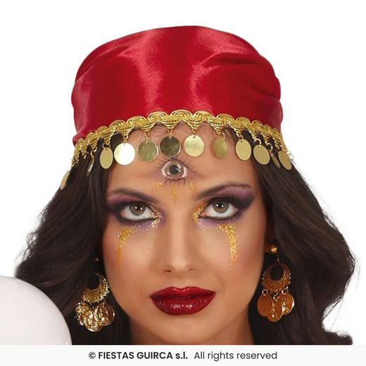 Disfraz bruja pitonisa  zingara tarot