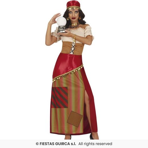 Disfraz bruja pitonisa  zingara tarot