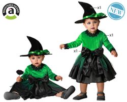 Disfraz Bruja Verde Bebe