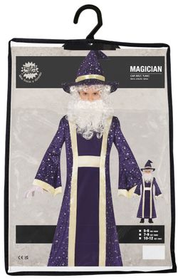 Disfraz brujo-mago infantil