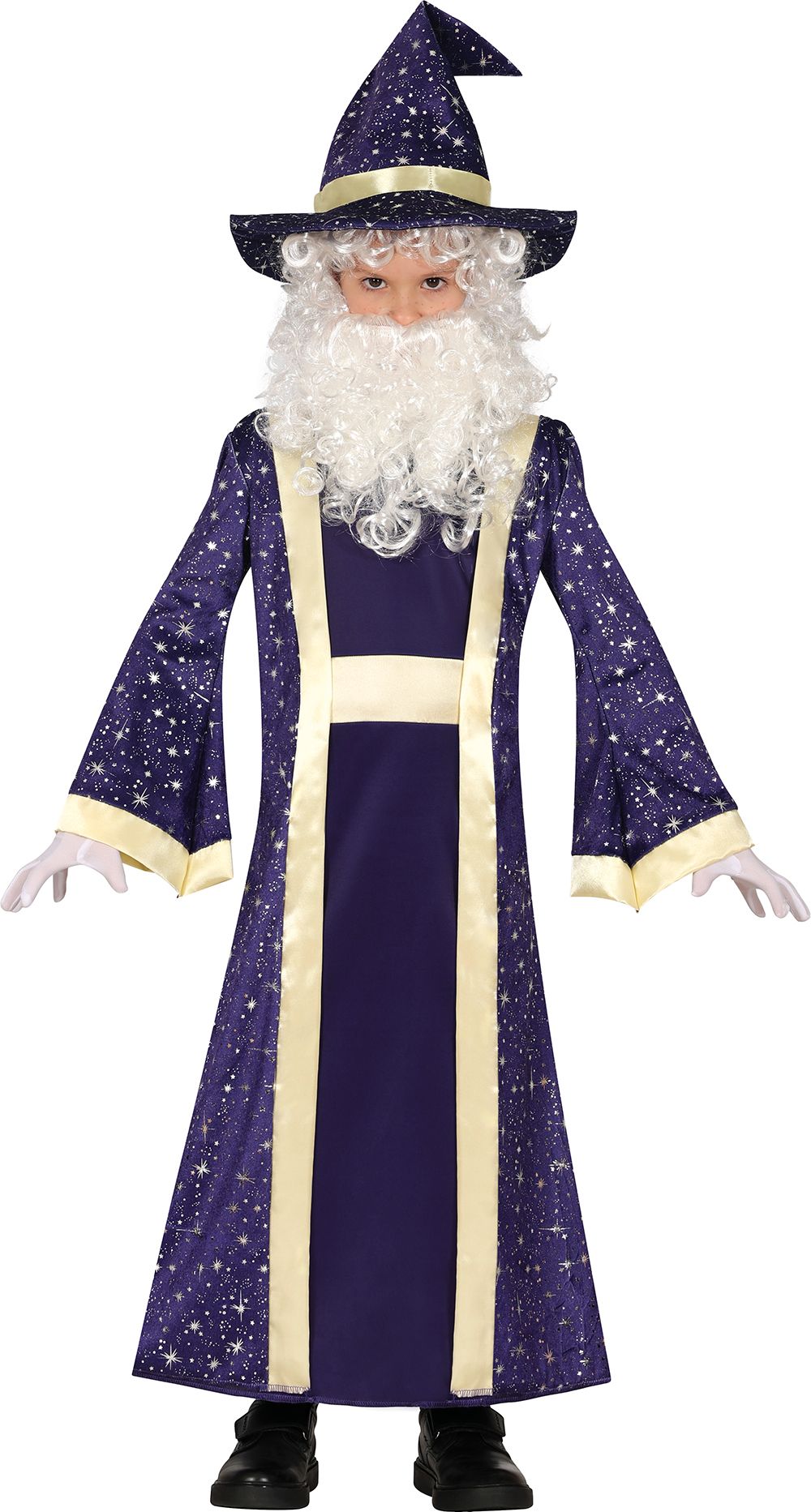 Disfraz brujo-mago infantil Talla 10-12