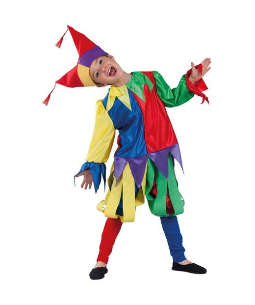 Disfraz Bufón medieval infantil