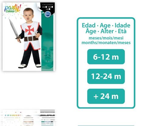 Disfraz caballero bebe