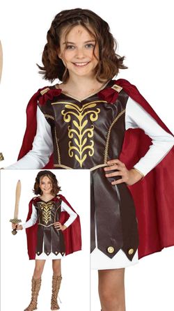 Disfraz Centurión Romano-Gladiadora niña infantil
