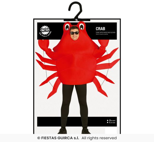 Disfraz Cangrejo adulto