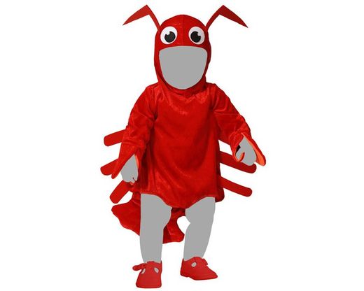 Disfraz Cangrejo Rojo Bebe