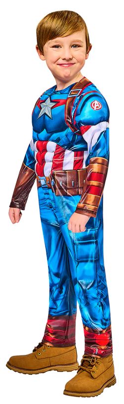 Disfraz Capitan America Black line inf (licencia oficial)