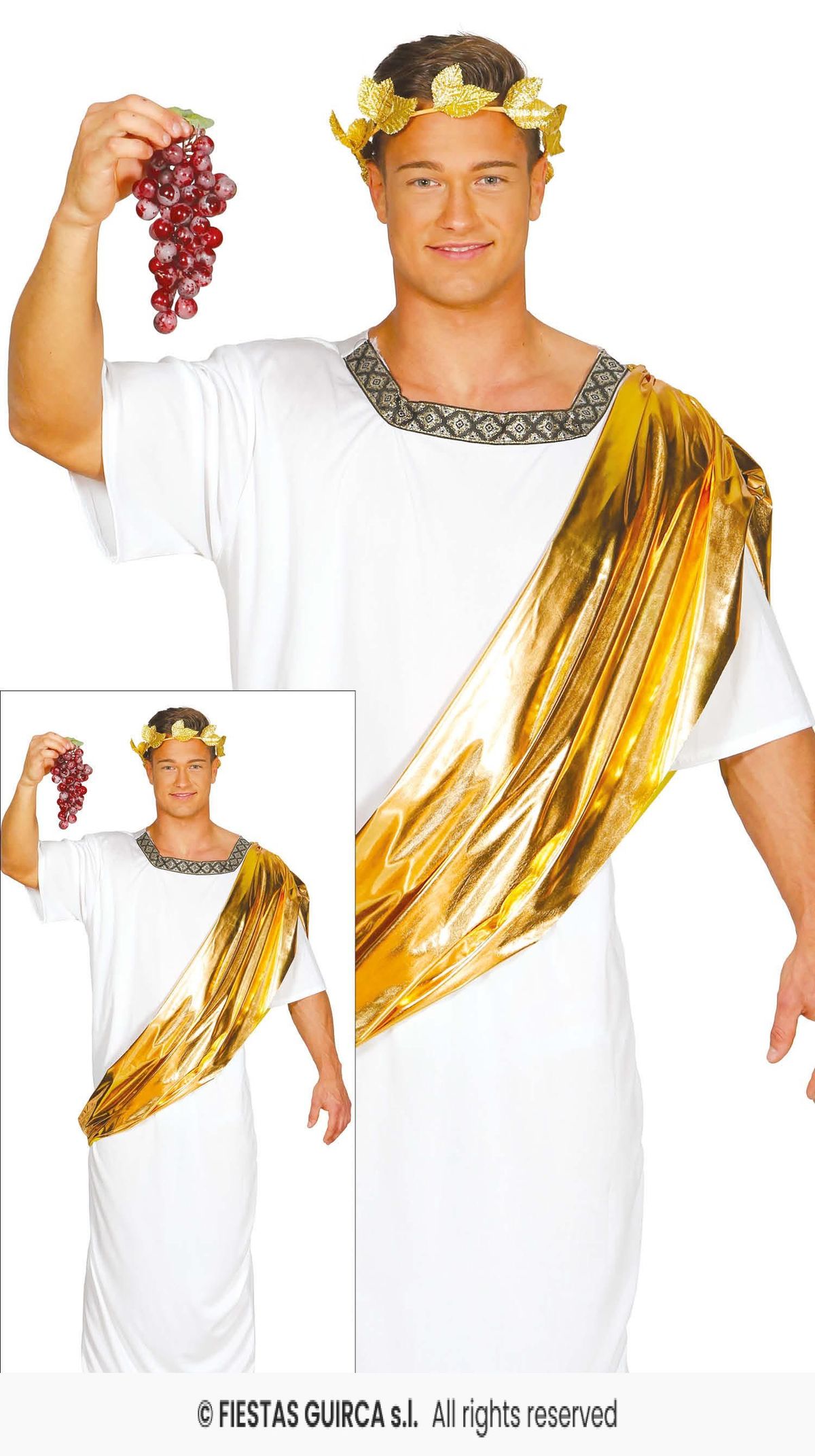 Disfraz Cesar Griegro-Romano L