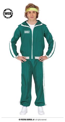 Disfraz adulto chandal juego del calamar guirca