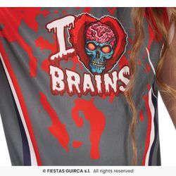 Disfraz cheerleader animadora zombi