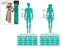 Disfraz China marrón mujer