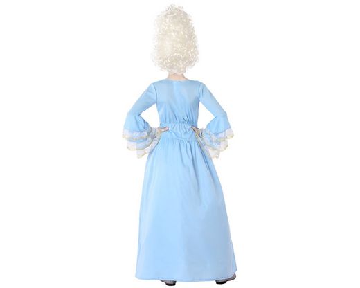 Disfraz cortesana azul infantil