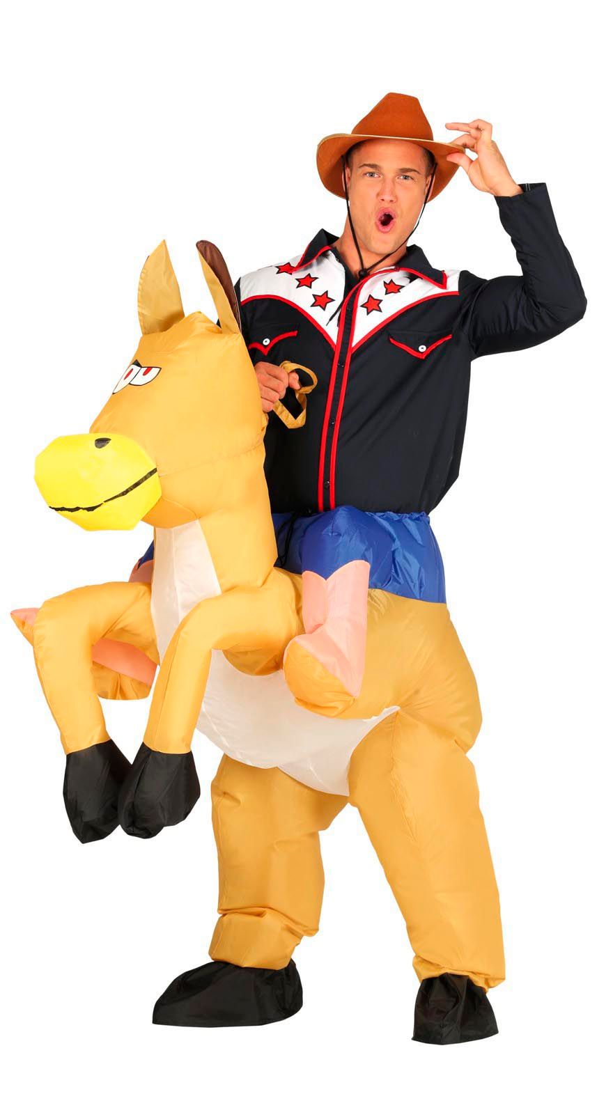 Disfraz Cowboy hinchable adulto L