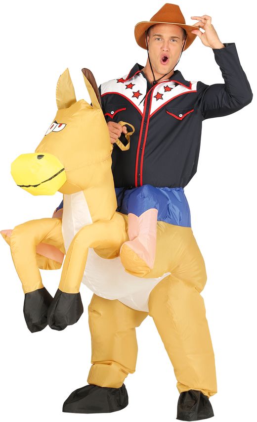 Disfraz Cowboy hinchable adulto