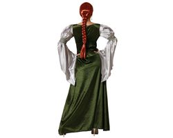 Disfraz Dama Medieval Verde Adulta