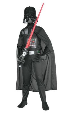 Disfraz de darth vader con espada infantil