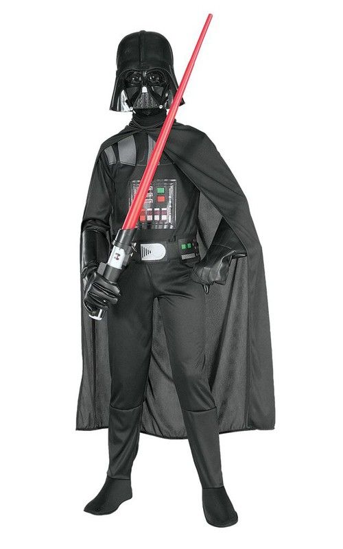 Disfraz de darth vader con espada infantil