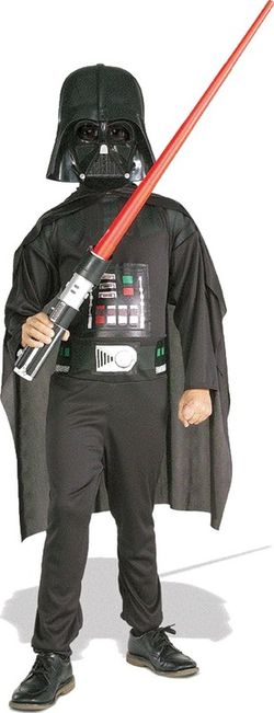 Disfraz de darth vader con espada infantil