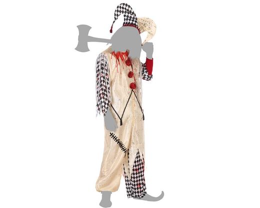 Disfraz de arlequin sangriento adulto