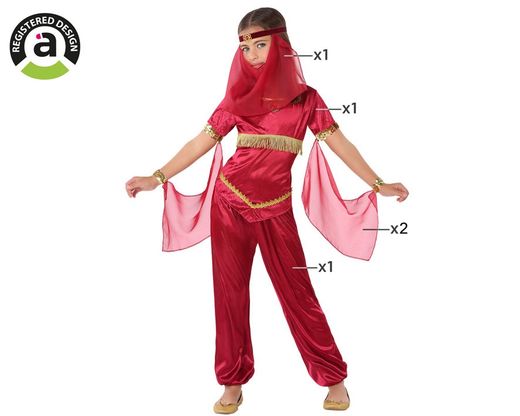 Disfraz de Bailarina Arabe Infantil