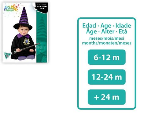 Disfraz para bebé de mago