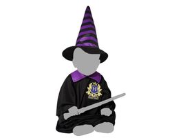 Disfraz para bebé de mago