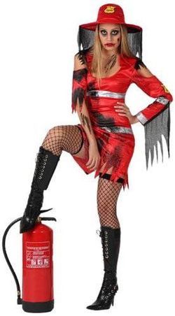 Zombie firefighter costume